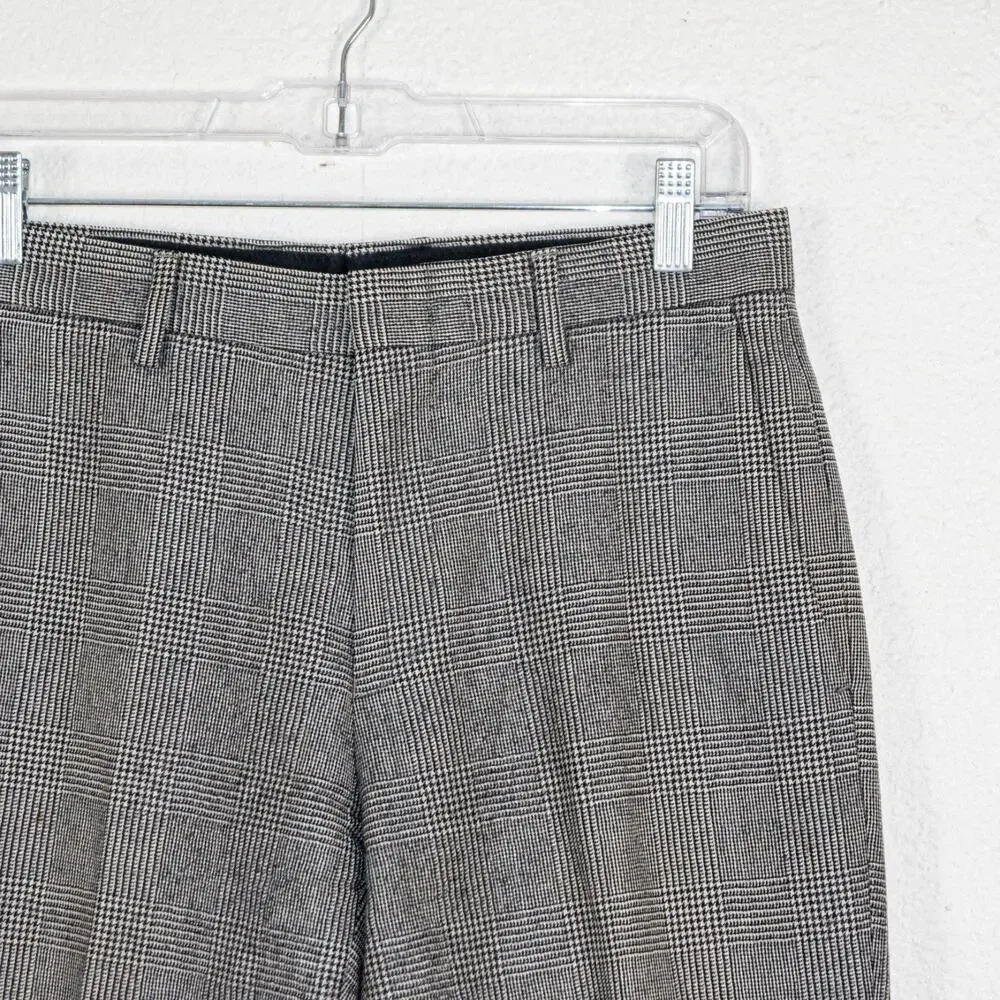 J.Crew Ludlow Slim Houndstooth Tweed Pant Wool Vitale Barberis Cononico 29
